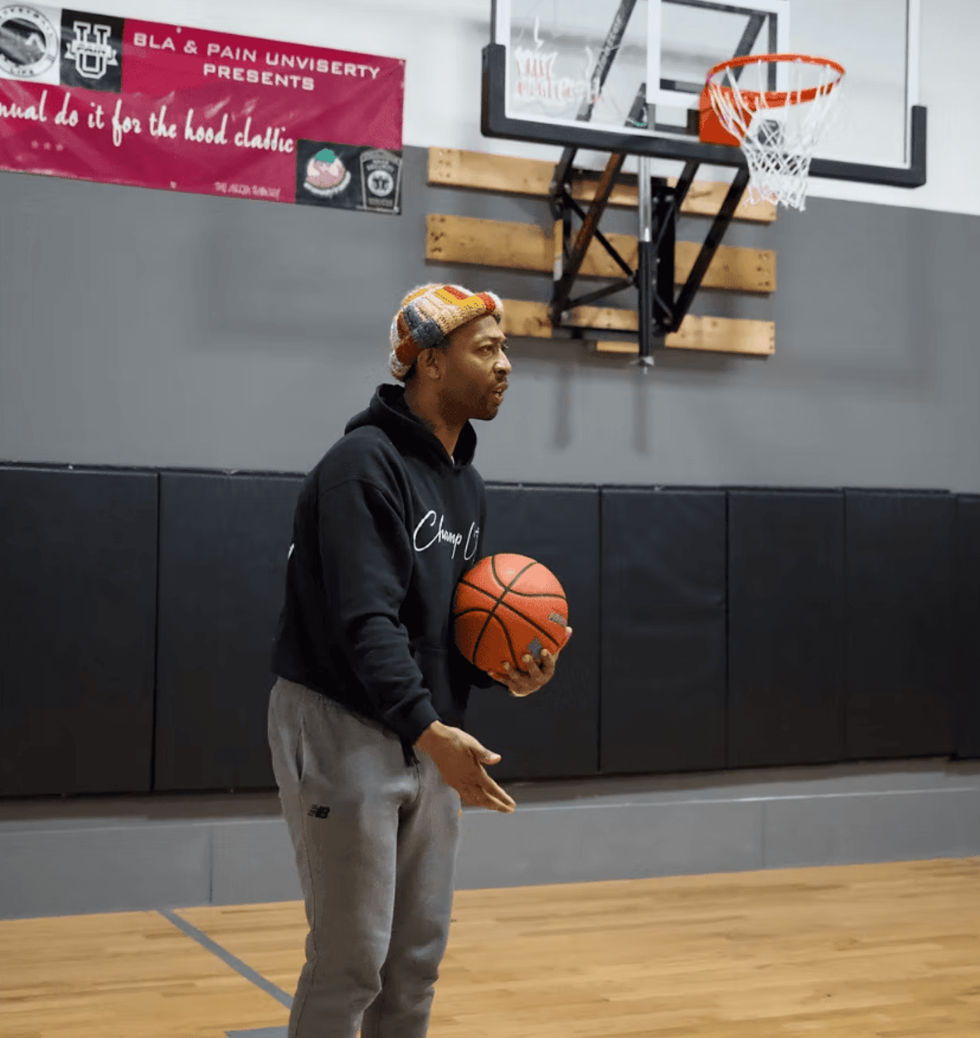 Coach Clay training a player